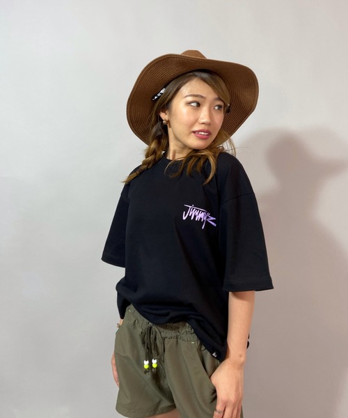 JIMMY'Z（ジミーズ）の「【ムラサキスポーツ別注】JIMMYZ/ジミーズ   ビッグシルエット  バックプリントＴシャツ  JM-MU2103（Tシャツ/カットソー・レディース・ブラック系その他2/ホワイト系その他/ブラック系その他・L/M）」の11枚目の写真