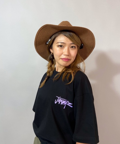 JIMMY'Z（ジミーズ）の「【ムラサキスポーツ別注】JIMMYZ/ジミーズ   ビッグシルエット  バックプリントＴシャツ  JM-MU2103（Tシャツ/カットソー・レディース・ブラック系その他2/ホワイト系その他/ブラック系その他・L/M）」の12枚目の写真