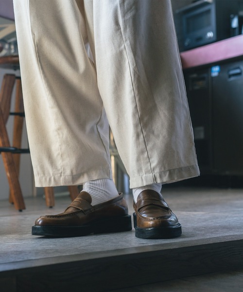 epnok（エプノック）の「リネンバルーンワイドパンツ（その他パンツ・メンズ・ダークブラウン/オフホワイト・SMALL/LARGE/MEDIUM）」の21枚目の写真