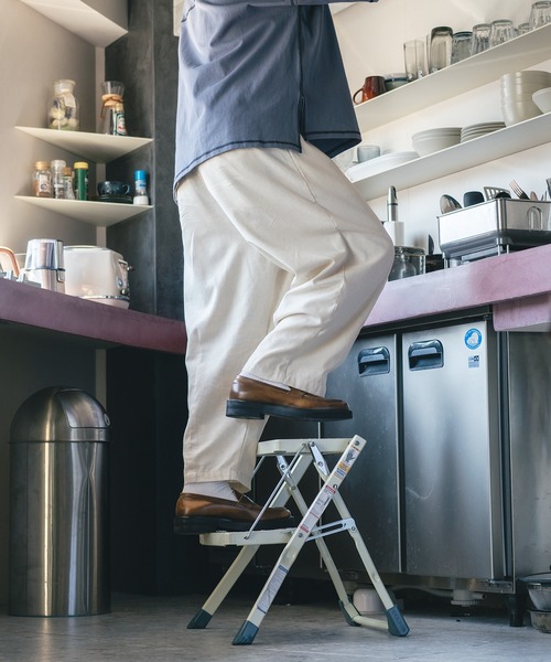 epnok（エプノック）の「リネンバルーンワイドパンツ（その他パンツ・メンズ・ダークブラウン/オフホワイト・SMALL/LARGE/MEDIUM）」の10枚目の写真