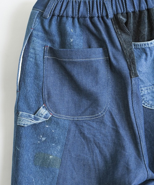 masterkey（マスターキー）の「masterkey マスターキー / RE-MINORITY リメイクデニムワイドパンツ / MK22A-P-17-1（デニムパンツ・メンズ・ネイビー・2/1）」の10枚目の写真