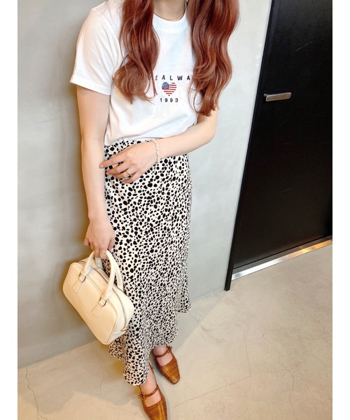 JUMELLE（ジュメロ）の「USA T（Tシャツ/カットソー・レディース・ホワイト/グレー・SMALL/MEDIUM）」の4枚目の写真