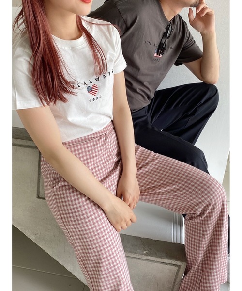 JUMELLE（ジュメロ）の「USA T（Tシャツ/カットソー・レディース・ホワイト/グレー・SMALL/MEDIUM）」の8枚目の写真