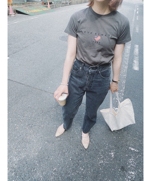 JUMELLE（ジュメロ）の「USA T（Tシャツ/カットソー・レディース・ホワイト/グレー・SMALL/MEDIUM）」の20枚目の写真