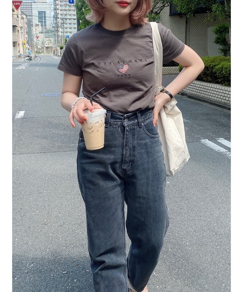 JUMELLE（ジュメロ）の「USA T（Tシャツ/カットソー・レディース・ホワイト/グレー・SMALL/MEDIUM）」の21枚目の写真