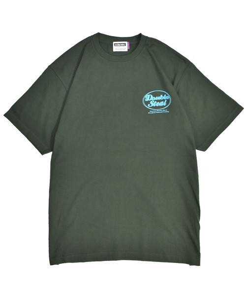 DOUBLE STEAL(ダブルスティール)の「DS 80's LOGO 半袖Tシャツ(Tシャツ/カットソー・メンズ・ホワイト/ブラック/ダークグリーン/アイボリー・MEDIUM/LARGE/X-LARGE/XX-LARGE)」の2枚目の写真
