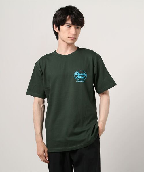 DOUBLE STEAL(ダブルスティール)の「DS 80's LOGO 半袖Tシャツ(Tシャツ/カットソー・メンズ・ホワイト/ブラック/ダークグリーン/アイボリー・MEDIUM/LARGE/X-LARGE/XX-LARGE)」の10枚目の写真