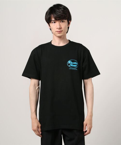 DOUBLE STEAL(ダブルスティール)の「DS 80's LOGO 半袖Tシャツ(Tシャツ/カットソー・メンズ・ホワイト/ブラック/ダークグリーン/アイボリー・MEDIUM/LARGE/X-LARGE/XX-LARGE)」の11枚目の写真
