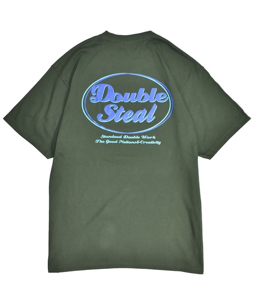 DOUBLE STEAL(ダブルスティール)の「DS 80's LOGO 半袖Tシャツ(Tシャツ/カットソー・メンズ・ホワイト/ブラック/ダークグリーン/アイボリー・MEDIUM/LARGE/X-LARGE/XX-LARGE)」の21枚目の写真