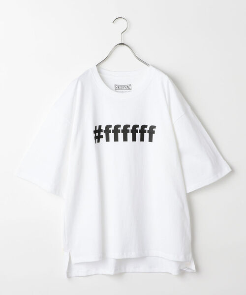 FREDY MAC(フレディーマック)の「WEB color プリントビッグTシャツ(Tシャツ/カットソー・メンズ・ブラック/ベージュ/ホワイト・MEDIUM/LARGE/X-LARGE)」の2枚目の写真