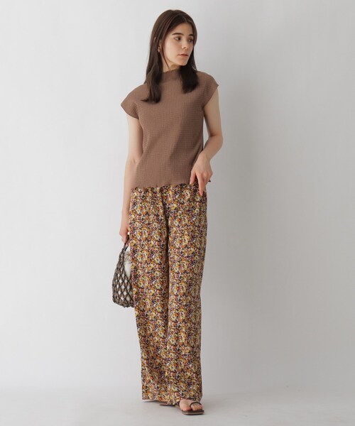 AG by aquagirl（エージーバイアクアガール）の「◆ワッシャーフレンチトップス【WEB限定サイズ】（Tシャツ/カットソー・レディース・オフホワイト/ライトブルー/イエロー/ブラック/キャメル・40/38/36）」の9枚目の写真