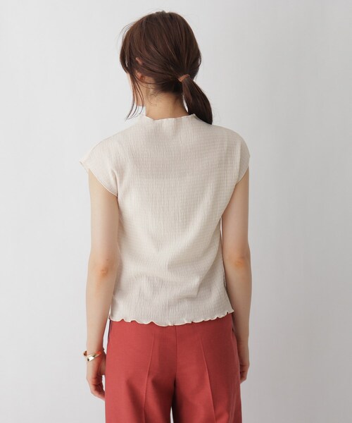 AG by aquagirl（エージーバイアクアガール）の「◆ワッシャーフレンチトップス【WEB限定サイズ】（Tシャツ/カットソー・レディース・オフホワイト/ライトブルー/イエロー/ブラック/キャメル・40/38/36）」の16枚目の写真