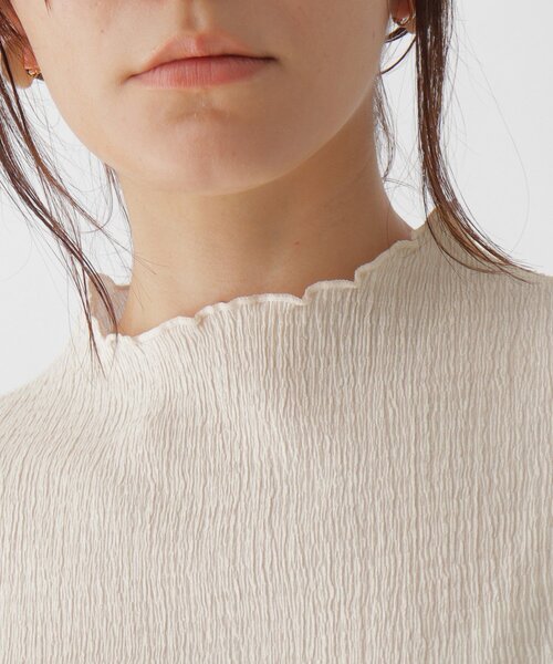 AG by aquagirl（エージーバイアクアガール）の「◆ワッシャーフレンチトップス【WEB限定サイズ】（Tシャツ/カットソー・レディース・オフホワイト/ライトブルー/イエロー/ブラック/キャメル・40/38/36）」の17枚目の写真