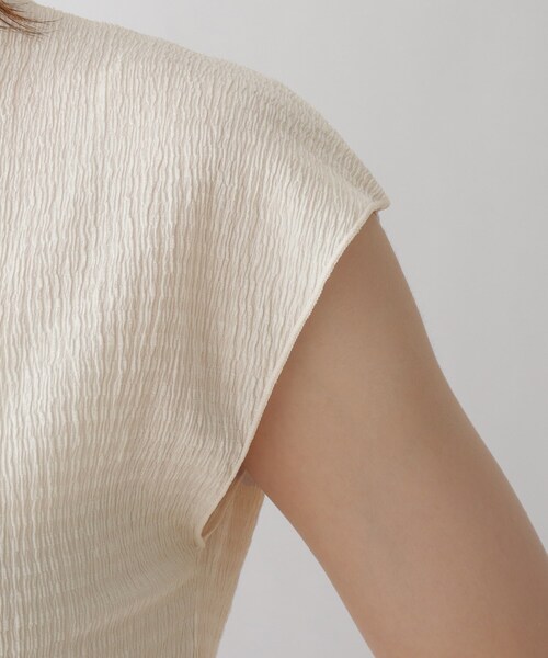 AG by aquagirl（エージーバイアクアガール）の「◆ワッシャーフレンチトップス【WEB限定サイズ】（Tシャツ/カットソー・レディース・オフホワイト/ライトブルー/イエロー/ブラック/キャメル・40/38/36）」の18枚目の写真