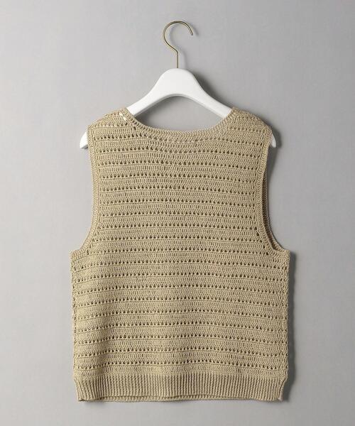 BEAUTY&amp;YOUTH UNITED ARROWS - tan 人気完売ニットベスト BEAUTY&YOUTH UNITED ARROWS｜フロントボタン Vネック ニット