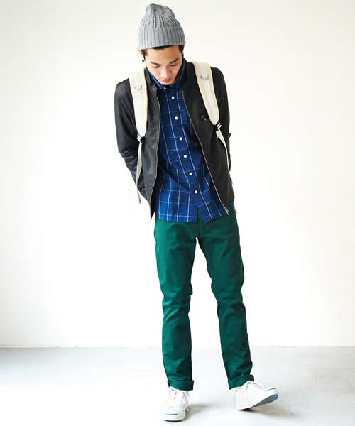 WEGO(ウィゴー)の「WEGO/ROYOカラースキニーパンツ(その他パンツ・メンズ・ホワイト/ブラック/ワイン/ダークグリーン/ネイビー/レッド・SMALL/LARGE/MEDIUM)」の13枚目の写真