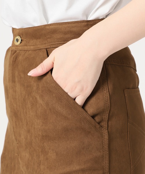 SLOBE IENA（スローブイエナ）の「【UNIVERSAL OVERALL 】SLOBE別注ペインターロングスカート【洗濯機洗い可 】◆（スカート・レディース・カーキ/キャメル/ボルドー・36/38）」の13枚目の写真