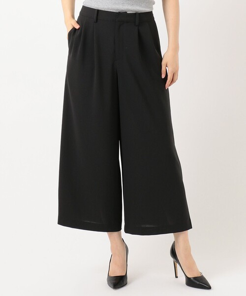 J.PRESS（ジェイプレス）の「【洗える・イージーケア】シックアンドシン 2WAYストレッチ セミワイドパンツ（その他パンツ・レディース・ブラック系/黄土色系/ダークブラウン系・11/7/9/13）」の9枚目の写真