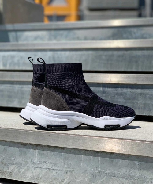 ASH(アッシュ)の「【OPTIC】ニットスニーカー(スニーカー・レディース・ネイビー/ブラウン・35/36/37/38/39/40)」の4枚目の写真