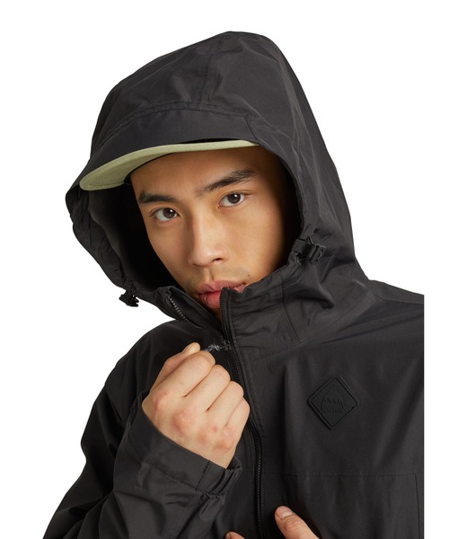 BURTON(バートン)の「GORE-TEX ゴアテックス 防水 パッカブル マウンテンパーカー(マウンテンパーカー・メンズ・ブラック/ミント・S/M/L/XL/XXL/XS)」の4枚目の写真