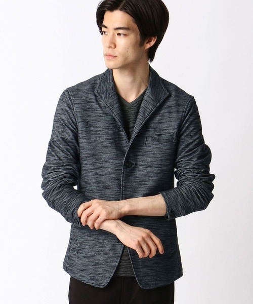 NICOLE CLUB FOR MEN（ニコルクラブフォーメン）の「【21年モデル】スラブカルゼスタンドブルゾン（ブルゾン・メンズ・グレー/ネイビー/ブラック系その他・M/L/XL/LL）」の6枚目の写真