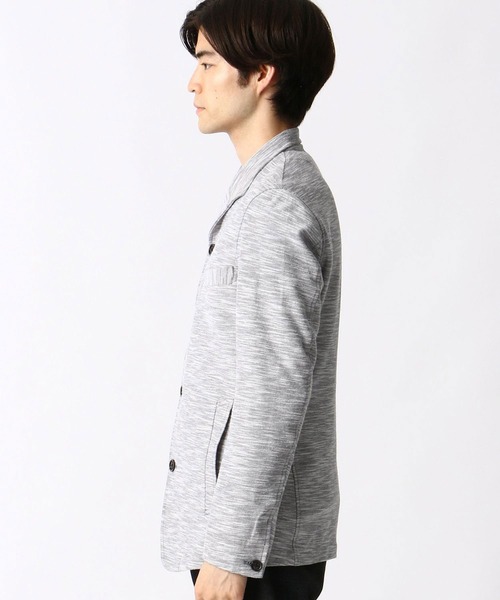 NICOLE CLUB FOR MEN（ニコルクラブフォーメン）の「【21年モデル】スラブカルゼスタンドブルゾン（ブルゾン・メンズ・グレー/ネイビー/ブラック系その他・M/L/XL/LL）」の8枚目の写真