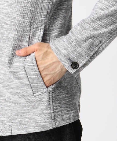 NICOLE CLUB FOR MEN（ニコルクラブフォーメン）の「【21年モデル】スラブカルゼスタンドブルゾン（ブルゾン・メンズ・グレー/ネイビー/ブラック系その他・M/L/XL/LL）」の12枚目の写真