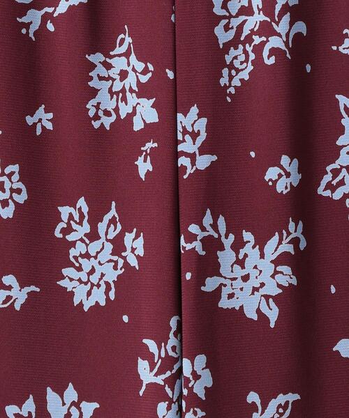 BEAUTY&YOUTH UNITED ARROWS（ビューティーアンドユースユナイテッドアローズ）の「BY フラワープリント イージーパンツ -ウォッシャブル-◆（その他パンツ・レディース・ブラック/ワインレッド・FREE）」の18枚目の写真