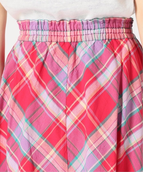 IENA（イエナ）の「チェックギャザースカート◆（スカート・レディース・グリーン/パープル/ピンク・FREE）」の11枚目の写真