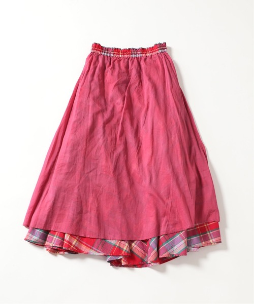 IENA（イエナ）の「チェックギャザースカート◆（スカート・レディース・グリーン/パープル/ピンク・FREE）」の14枚目の写真