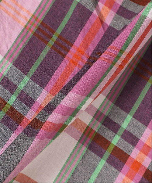 IENA（イエナ）の「チェックギャザースカート◆（スカート・レディース・グリーン/パープル/ピンク・FREE）」の19枚目の写真