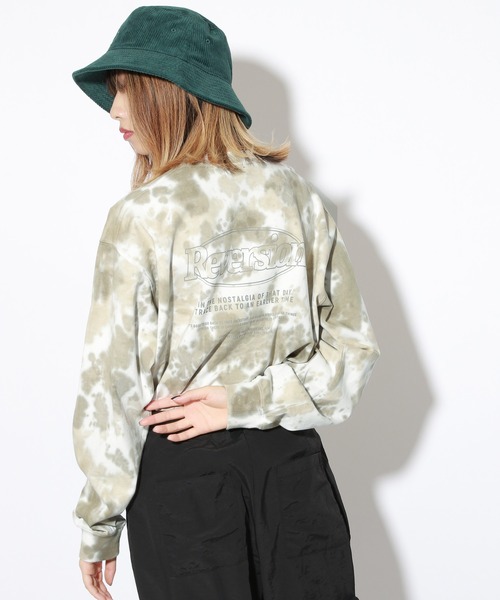 PBLIM（ページボーイリム）の「【PAGEBOYLIM】タイダイバックロゴロンT（Tシャツ/カットソー・レディース・チャコールグレー/ベージュ・MEDIUM/LARGE）」の8枚目の写真