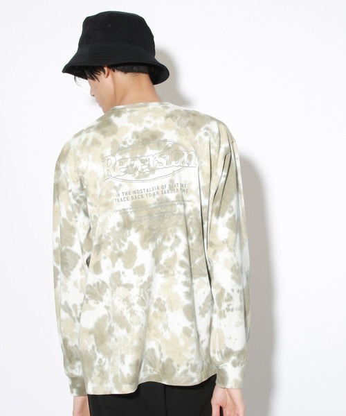 PBLIM（ページボーイリム）の「【PAGEBOYLIM】タイダイバックロゴロンT（Tシャツ/カットソー・レディース・チャコールグレー/ベージュ・MEDIUM/LARGE）」の12枚目の写真