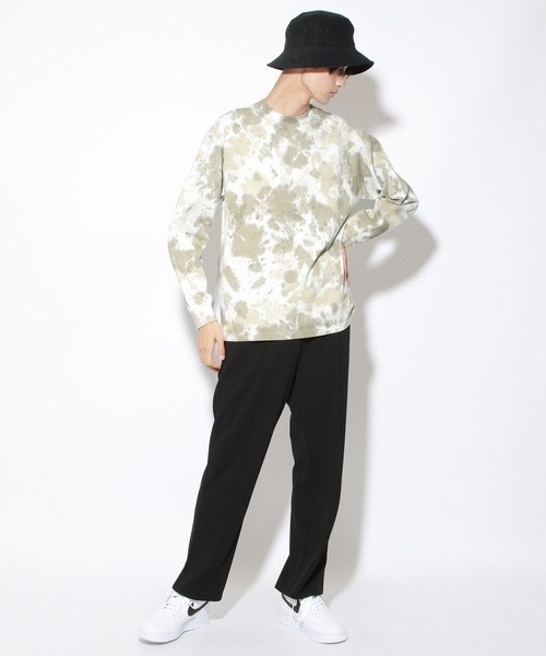 PBLIM（ページボーイリム）の「【PAGEBOYLIM】タイダイバックロゴロンT（Tシャツ/カットソー・レディース・チャコールグレー/ベージュ・MEDIUM/LARGE）」の13枚目の写真