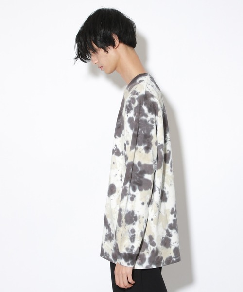 PBLIM（ページボーイリム）の「【PAGEBOYLIM】タイダイバックロゴロンT（Tシャツ/カットソー・レディース・チャコールグレー/ベージュ・MEDIUM/LARGE）」の16枚目の写真