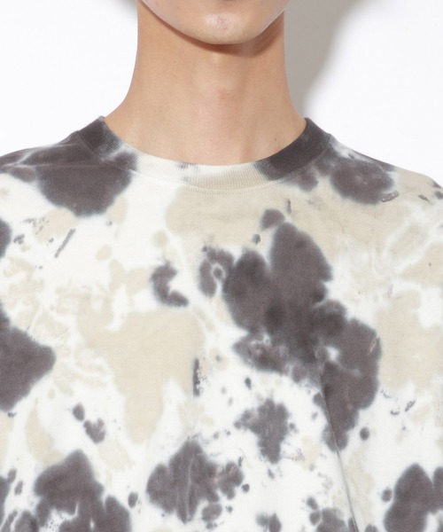 PBLIM（ページボーイリム）の「【PAGEBOYLIM】タイダイバックロゴロンT（Tシャツ/カットソー・レディース・チャコールグレー/ベージュ・MEDIUM/LARGE）」の18枚目の写真