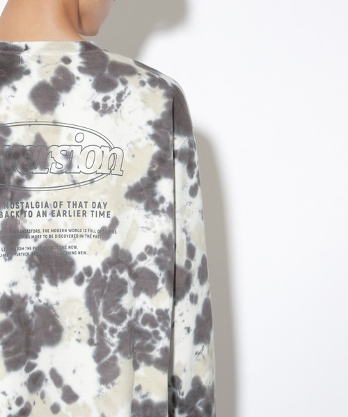 PBLIM（ページボーイリム）の「【PAGEBOYLIM】タイダイバックロゴロンT（Tシャツ/カットソー・レディース・チャコールグレー/ベージュ・MEDIUM/LARGE）」の21枚目の写真