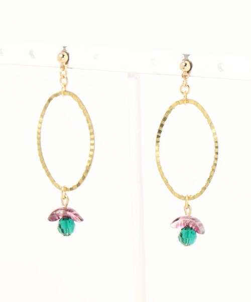 tone(トーン)の「【Le soleil】 個性的 シックな彩りピアス(MA)(ピアス(両耳用)・レディース・その他・FREE)」の5枚目の写真