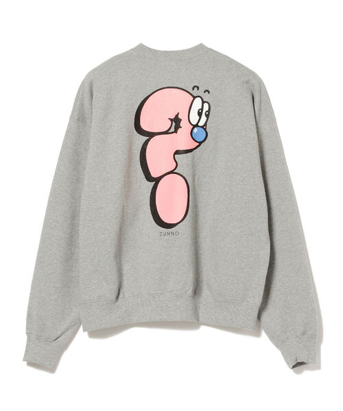 Dunno(ドノウ)の「Dunno / hatena Crewneck Sweatshirt(スウェット・メンズ・グレー・SMALL/MEDIUM/LARGE)」の1枚目の写真
