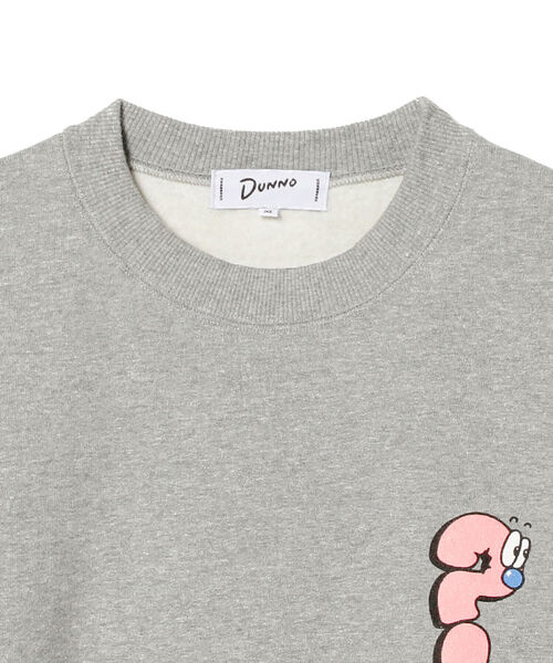 Dunno(ドノウ)の「Dunno / hatena Crewneck Sweatshirt(スウェット・メンズ・グレー・SMALL/MEDIUM/LARGE)」の3枚目の写真