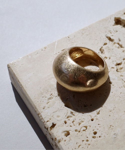 SIGNAL（シグナル）の「【SIGNAL/シグナル】Bold Line Ring / ボールドラインリング（リング・レディース・シルバー/ゴールド・#11）」の2枚目の写真