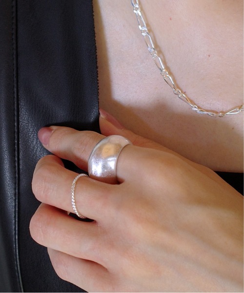 SIGNAL（シグナル）の「【SIGNAL/シグナル】Bold Line Ring / ボールドラインリング（リング・レディース・シルバー/ゴールド・#11）」の3枚目の写真