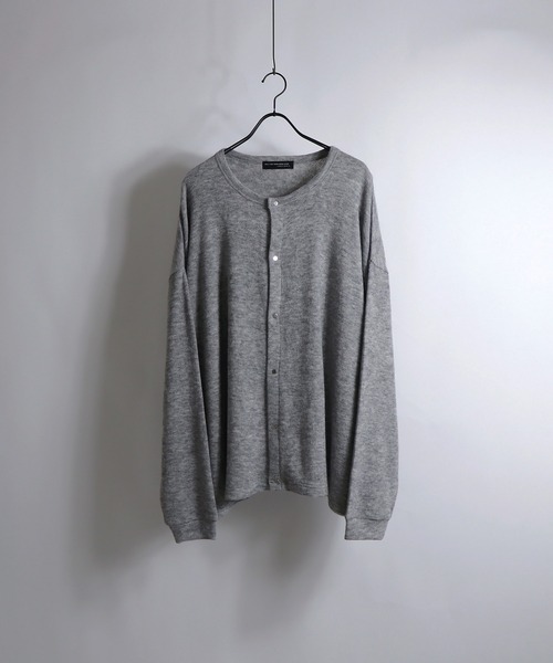 Confirm（コンファーム）の「Confirm / コンファーム 2WAYニットソーオーバーサイズカーディガン（カーディガン/ボレロ・メンズ・ブラック/ベージュ/グレー/オレンジ/グリーン・M/L）」の3枚目の写真