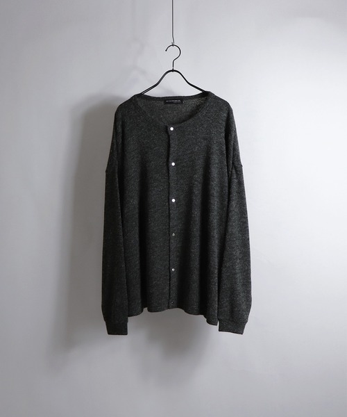 Confirm（コンファーム）の「Confirm / コンファーム 2WAYニットソーオーバーサイズカーディガン（カーディガン/ボレロ・メンズ・ブラック/ベージュ/グレー/オレンジ/グリーン・M/L）」の2枚目の写真