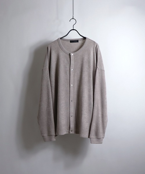 Confirm（コンファーム）の「Confirm / コンファーム 2WAYニットソーオーバーサイズカーディガン（カーディガン/ボレロ・メンズ・ブラック/ベージュ/グレー/オレンジ/グリーン・M/L）」の10枚目の写真