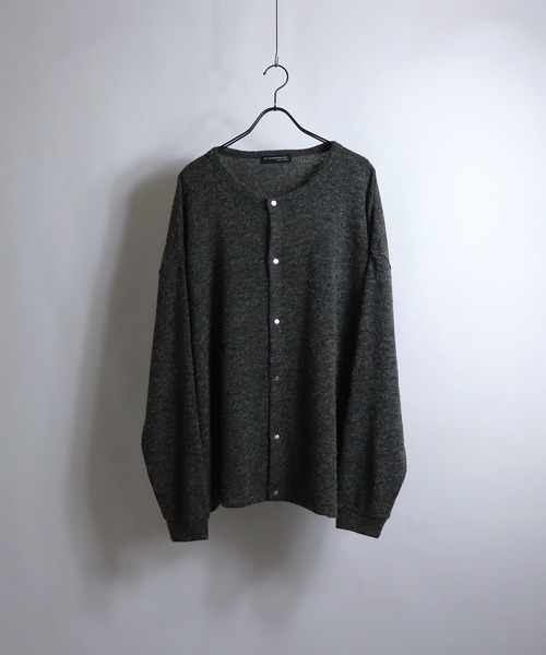 Confirm（コンファーム）の「Confirm / コンファーム 2WAYニットソーオーバーサイズカーディガン（カーディガン/ボレロ・メンズ・ブラック/ベージュ/グレー/オレンジ/グリーン・M/L）」の8枚目の写真