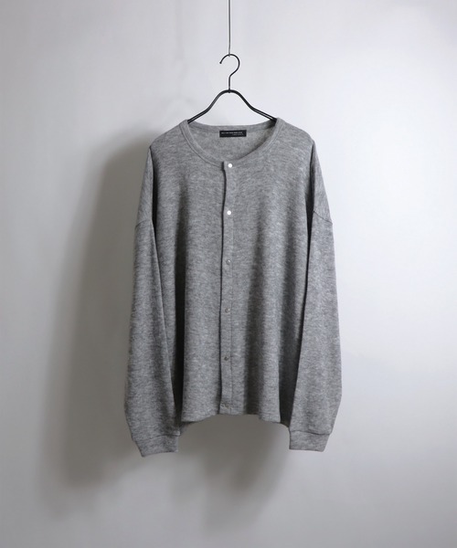 Confirm（コンファーム）の「Confirm / コンファーム 2WAYニットソーオーバーサイズカーディガン（カーディガン/ボレロ・メンズ・ブラック/ベージュ/グレー/オレンジ/グリーン・M/L）」の7枚目の写真