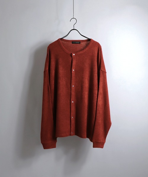 Confirm（コンファーム）の「Confirm / コンファーム 2WAYニットソーオーバーサイズカーディガン（カーディガン/ボレロ・メンズ・ブラック/ベージュ/グレー/オレンジ/グリーン・M/L）」の9枚目の写真