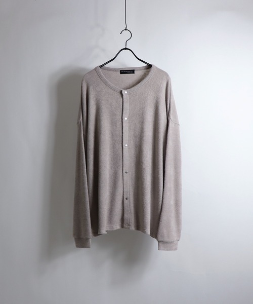 Confirm（コンファーム）の「Confirm / コンファーム 2WAYニットソーオーバーサイズカーディガン（カーディガン/ボレロ・メンズ・ブラック/ベージュ/グレー/オレンジ/グリーン・M/L）」の18枚目の写真