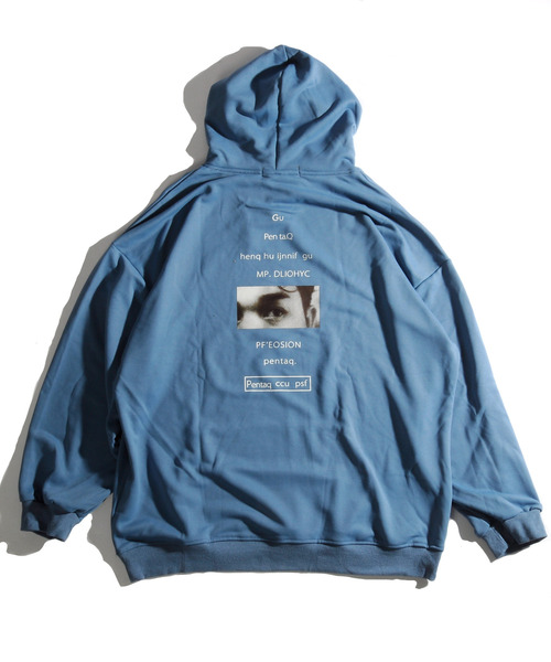 neos（ネオス）の「【neos -addictive design-】ビッグシルエット バックフォトプリント ロゴ プルオーバー パーカー（パーカー・メンズ・ホワイト/ブラック/ブルー/グリーン・MEDIUM/LARGE/X-LARGE）」の18枚目の写真